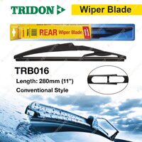 1 x Tridon Rear Conventional Plastic Wiper Blade 11" for Citroen C4 Cactus E3