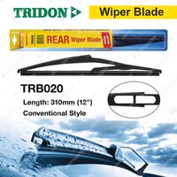 1 x Tridon Rear Conventional Plastic Wiper Blade 12" for Citroen C3 1.4L 1.6L