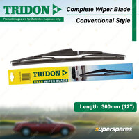 1 x Tridon Rear Conventional Plastic Wiper 12" for Kia Sportage NQ 1.6L 2.0L