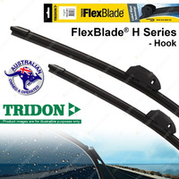 2 Tridon FlexBlade Frameless Wiper Blades for Mitsubishi Triton KA4T KB4T ML MN