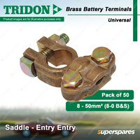 Tridon Brass Battery Terminals Saddle - Entry Entry Universal Box of 50