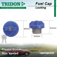 1 Pcs Tridon Locking Fuel Cap for FPV Falcon BA 4.0L 5.4L 2002-2005