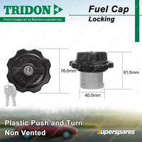 1 Pcs Tridon Locking Fuel Cap for Ford Mustang Taurus DN DP 3.0L 4.6L