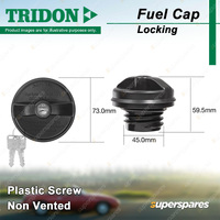 Tridon Locking Fuel Cap for Ford Fairlane Falcon BA BF FG Fiesta WP WQ