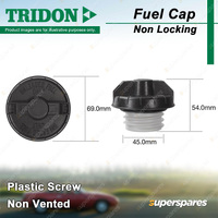 Tridon Non Locking Fuel Cap for HSV VXR AH 2.0L Z20LEH 09/2006-09/2009