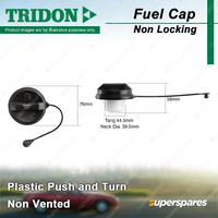 Tridon Non Locking Fuel Cap for Holden Caprice WM Commodore VE VZ Statesman WM
