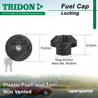 Tridon Locking Fuel Cap for Lexus GS300 GS430 IS200 IS300 JCE10 LS430 UCF30