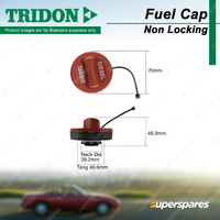 Tridon Fuel Cap Non Locking Automotive Cap Non Vented - Bayonet Style