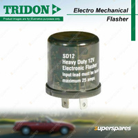 Tridon 2 Pin Electro Mechanical Flasher 12 Volt 1 to 10 x 25 Watt