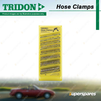 Tridon Hose Clamp Merchandiser 382mm x 934mm - All Stainless Steel Perforated