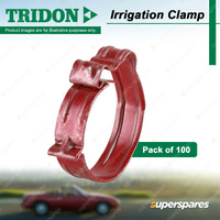 Tridon Irrigation Clamps IR Series Red 19.5mm-21.0mm - Pack of 100