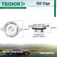 1 Pcs Tridon Oil Cap for Holden Sunbird Torana HB LC LH LJ LX TA UC WB