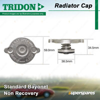 Tridon Recovery Radiator Cap for Ford Anglia Consul Perfect Zephyr Mk 1 Mk 2