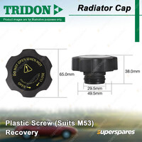 Tridon Radiator Cap for Ford Mondeo HC HD HE Transit VJ 2.0L 2.3L 2.4L
