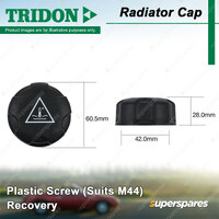 Tridon Radiator Cap for BMW 128ti F40 530e G30 M2 F87 X3 G01 2.0 3.0L 01/2020-On