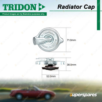 Tridon Radiator Cap Safety Lever Large Bayonet 50kPa - Metal Cap Style