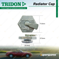 Tridon Radiator Cap Safety Lever Large Bayonet 70kPa - Metal Cap Style