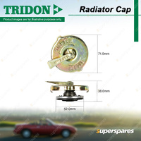 Tridon Radiator Cap Safety Lever Large Bayonet 100kPa - Metal Cap Style