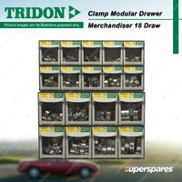 1 pc Tridon Clamp Modular Drawer Merch - Part Stainless Steel Solid Band 18 Draw