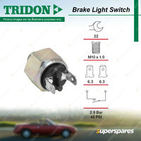 Tridon Brake Light Switch for Volkswagen Karmann Ghia Transporter Caravelle