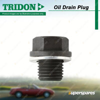 Tridon Oil Sump Drain Plug for Hyundai Accent Elantra i30 FD GD PD i40 VF iX35