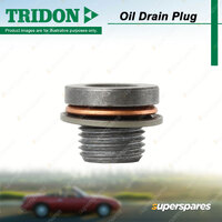 Tridon Oil Sump Drain Plug for Nissan Dualis J10 Navara D23 NP300 D40