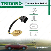 Tridon Thermo Fan Switch for Hyundai Lantra J1 J Sonata AF Y2 1.8L 3.0L