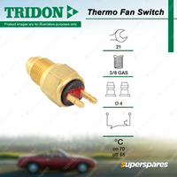 Tridon Thermo Fan Switch for Mazda 323 BF 4WD 626 GD GV 1.6L 2.2L