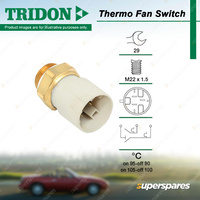 Tridon Thermo Fan Switch for Mitsubishi Diamante 3.5L 6G74 SOHC 24V