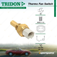 Tridon Thermo Fan Switch for Ssangyong Korando Musso 601 Rexton Y200