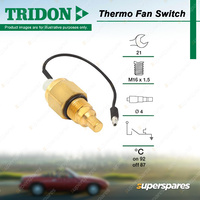 Tridon Thermo Fan Switch for Subaru Vortex 1.8L EA82 SOHC 8V Petrol