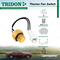 Tridon Thermo Fan Switch for Subaru Leone RX 4WD 1.8L EA82 SOHC 8V