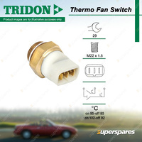 Tridon Thermo Fan Switch for Volkswagen Golf - II GTi Cabriolet Passat 3B
