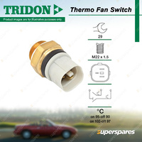 Tridon Thermo Fan Switch for Volkswagen Polo 6N Vento New Beetle Bora 1J