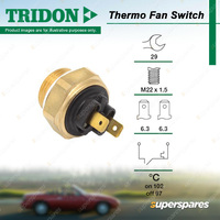 Tridon Fan Switch for Land Rover 110 Defender 130 Discovery ML BL S SE SE7 ES