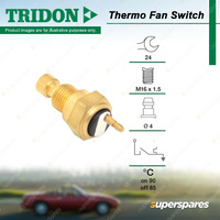 Tridon Thermo Fan Switch for Chevrolet C10 4.8L 6cyl 90kW L25 1974-1981