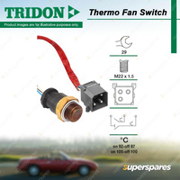Tridon Thermo Fan Switch for Toyota Corolla AE92 1.6L 4cyl 4A-F 4A-FE 1989-1994