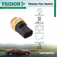Tridon Thermo Fan Switch for Skoda 105 / 120 744 1.2L 4cyl 43kW 1983-1990
