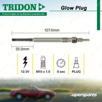 Tridon Glow Plug for Audi A5 F5 V4 2.0L DETA DOHC Diesel DETA 03/2017-06/2021