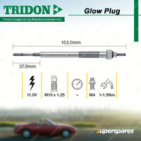Tridon Glow Plug for Holden Colorado RC Rodeo RA07 3.0L 4JJ1TC 4JJ1TCX