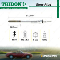 Tridon Glow Plug for Land Rover Freelander 2 LF 2.2L 224DT DOHC 06/2007-11/2010