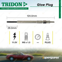 Tridon Glow Plug for Citroen Berlingo B9C C3 C4 1.6L 4Cyl Diesel 2003-On