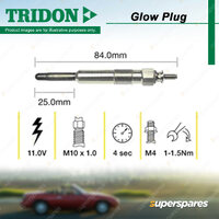 Tridon Glow Plug for Land Rover Freelander DI XIDI 2.0L 20T2N 02/1998-11/2000