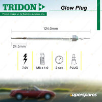Tridon Glow Plug for Citroen C5 X7 2.0L 3.0L V6 4Cyl DOHC Diesel 02/2010-On