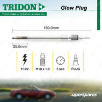Tridon Glow Plug for Jeep Cherokee XJ KJ MY02 2.5L 2.8L 4Cyl 09/1997-02/2008