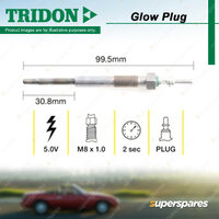 Tridon Glow Plug for Citroen C5 X7 2.2L DW12 4Cyl V DOHC Diesel 06/2013-On