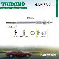 Tridon Glow Plug for Kia Rondo RP 1.7L D4FD DOHC Diesel 06/2013-07/2015