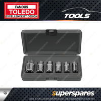 Toledo Stud Remover Set 6 pcs - SAE Made from High Quality Chrome Vanadium Steel