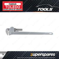 Toledo Pipe Wrench Aluminium - Length 900mm 36" Max Jaw Opening 89mm 3 1/2"