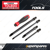 Toledo Wire Insertion Tool Set 5 pcs - Extension Overall Length 100 & 200mm